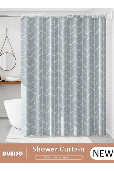 Generic PEVA Shower Curtain Non Perforated Waterproof, Anti Mold Curtain For ...