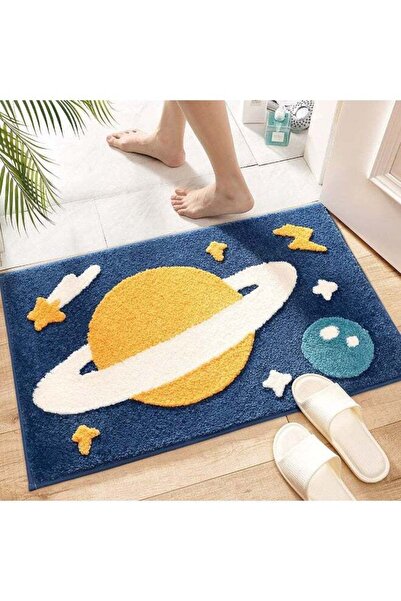 Generic Bath Rug Cute Space Bathroom Rug Mat for Bathroom, Soft Microfiber Ru...