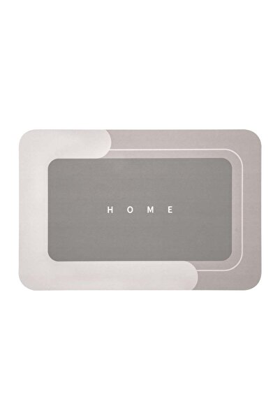 Generic Super Absorbent Bath Mat Rectangle Grey 60*40cm