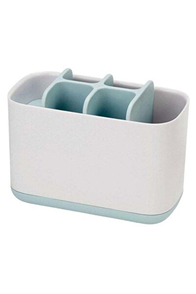 Generic Easy-Store Toothbrush Caddy White/Blue