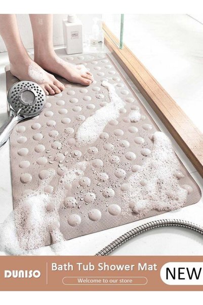Generic Rubber Mat Anti Slip Bathroom Mat Shower Mat Waterproof Mat Foot Mass...