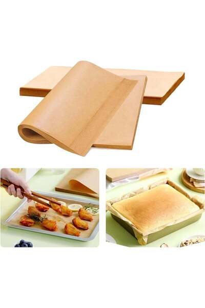 Generic 200 Pcs Parchment Paper Baking Sheets 8.7 x 13 Inch Precut Non-Stick ...