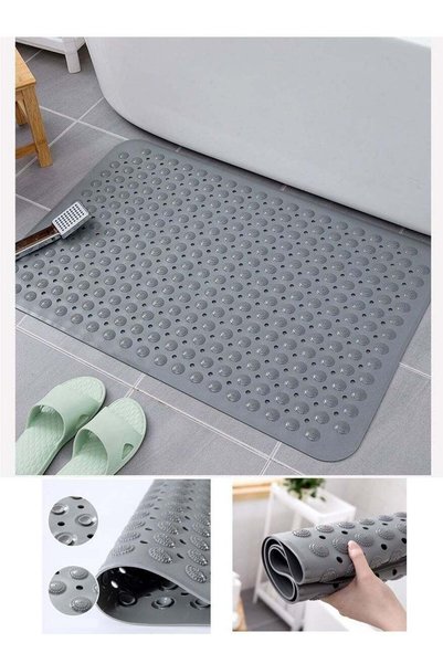 Generic Non Slip Bath Mat and Shower Mat with Suction Cups Massage Spots and ...