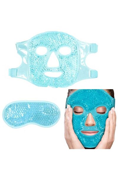 Generic Cold Face Eye Mask Gel Beads Hot and Cold Compress Reusable with Soft...