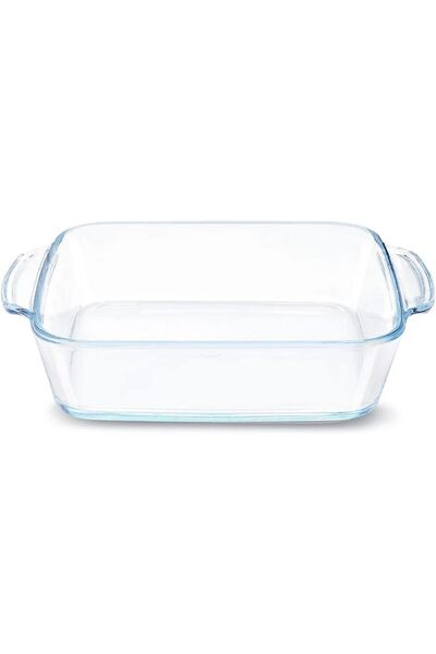 Generic Borosil Square Dish with Handle, 1.6 Liter - Extra-Large Borosilicate...
