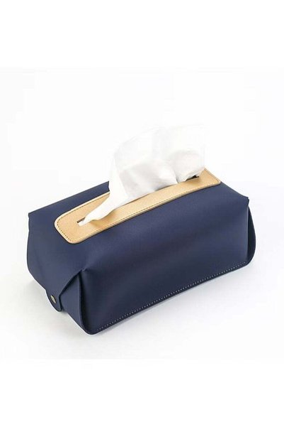 Generic Stitching Colors, Minimalist Style Leather Tissue Box – Home Decorati...