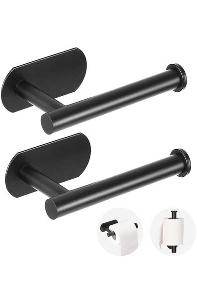 Generic 2 PCS Toilet Paper Holder - Self Adhesive Toilet Paper Holder Wall Mo...