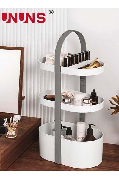 Generic 3-Tier Bathroom Organizer,Portable Cosmetic Storage Cabinet,Bathroom ...