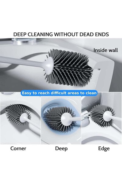Generic Toilet Brush, Toilet Bowl Brush and Holder, Toilet Cleaner Brush for ...