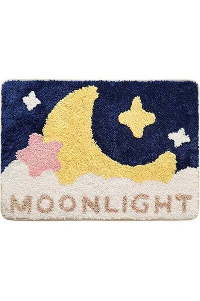 Generic Bath Mats, Bathroom Mat, 55 x 80cm Soft Microfiber Kids Mat, Non-Slip...