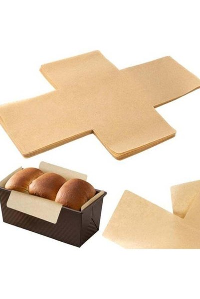 Generic 100 PCs Loaf Pan Liners, 25x13 cm Pre-Cut Parchment Paper for Baking ...
