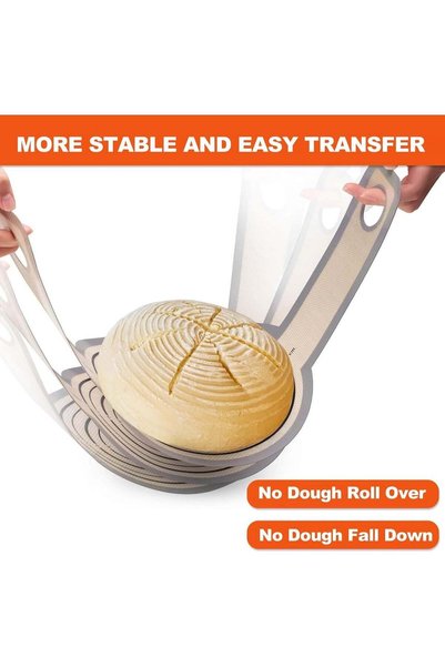 Generic 2-Piece Silicone Bread Straps In Oval And Round Shapes - Non-Stick, E...