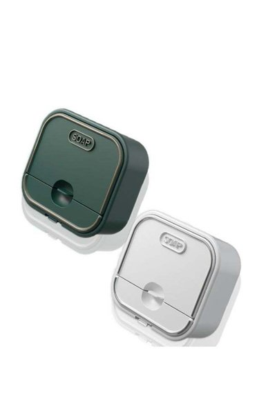 Generic 2 Piece Wall Mounted Soap Container, Self-Draining Soap Keeper for Ba...