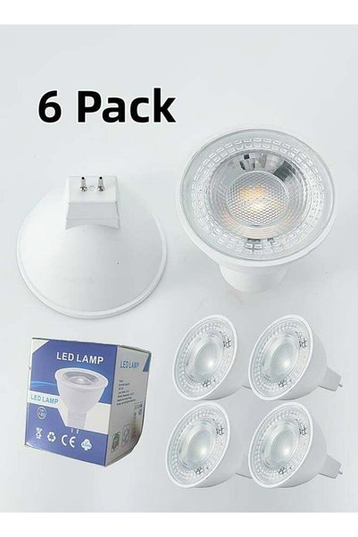 Generic 6 Pack MR16 LED Bulb,GU5.3 Bi-Pin Base MR16 LED Bulbs, 7W (70W Equiva...