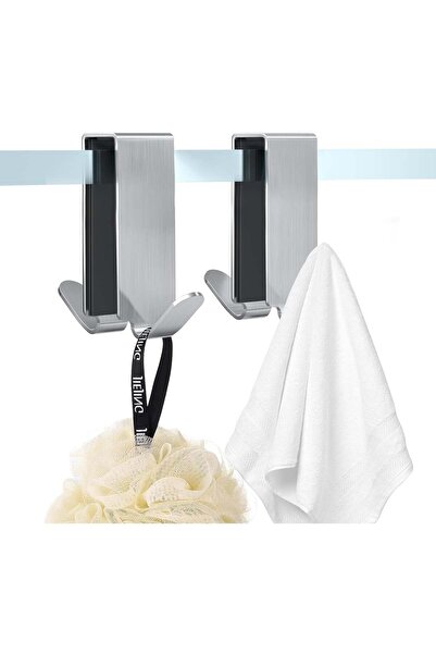 Generic 2 Packs Shower Door Hooks, Shower Hooks for Towels, Heavy Duty Drilli...