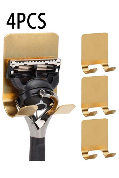 Generic 4 Pack Self Adhesive Waterproof Hooks, Heavy Duty Metal Wall Storage ...