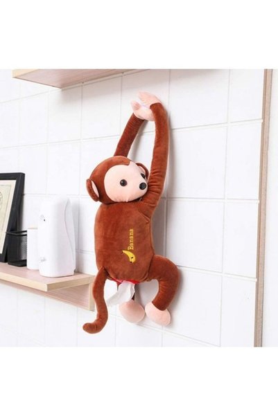 Generic Unique Multi Purpose Tissue Paper Storage Monkey Shape Cartoon Tissue...