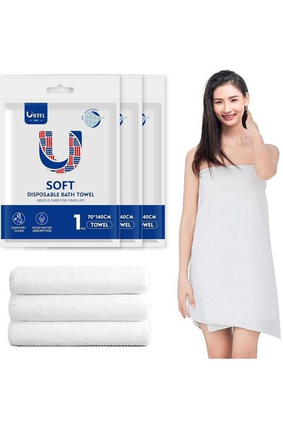 Generic Premium Disposable Bath Towels Disposable Bath Towels Portable Soft T...