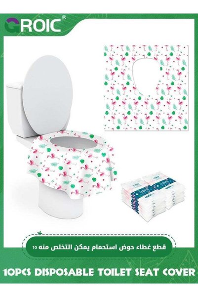 Generic 10 Pack Disposable Toilet Seat Cover,Extra Large Full Cover Individua...