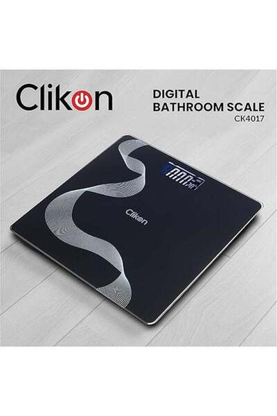 Generic Digital Display Bathroom Scale Grey/Clear