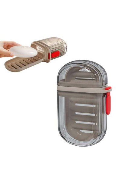 Generic Portable Bar Soap Travel Container Durable Sealed Soap Storage Case M...