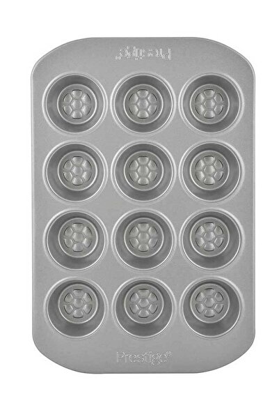 Generic 12-Cup Mini Muffin Tin Chrome 29.9x20x2.2cm