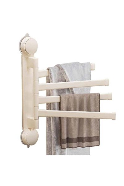 Generic Suction Cup Towel Rack,Space Saving Wall Mounted Swivel Towel Holder,...