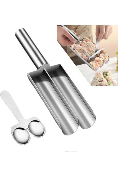 Generic Meatball Scoop Maker, Meatball Shape Ball Maker, Stainless Steel Kitc...