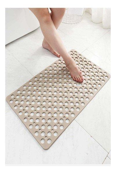 Generic Non Slip Shower Mats Bath Mat Anti Mould TPE Bathroom Bathtub Mat Flo...