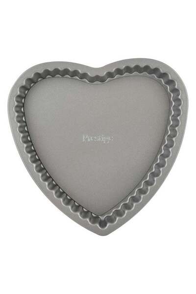 Generic Heart Shape Pan Grey 24.2x27x3.4cm