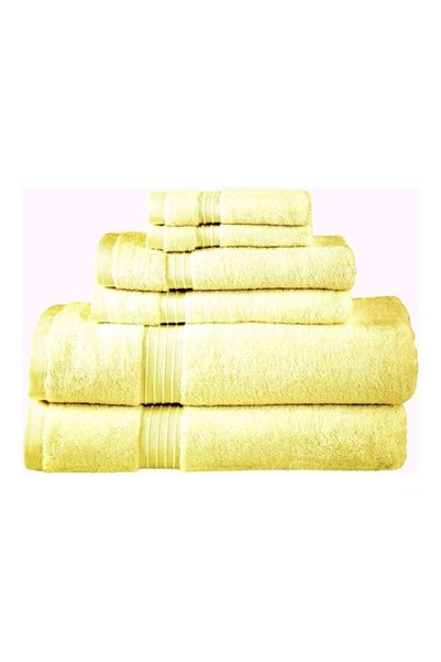 Generic Bliss Casa 6-Piece Towel Set, 100% Combed Cotton 550 GSM Superior Qua...