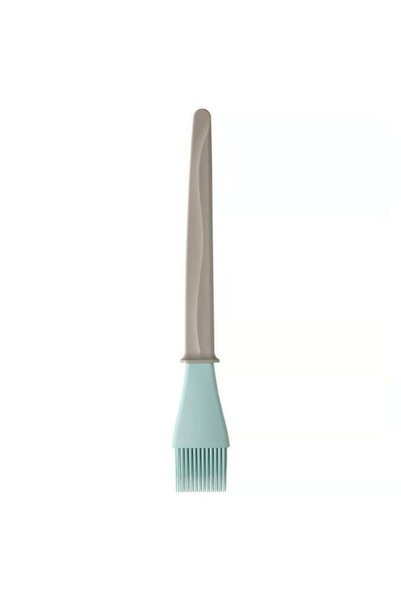 Generic Pastry Brush, Silicone, Beige/Blue