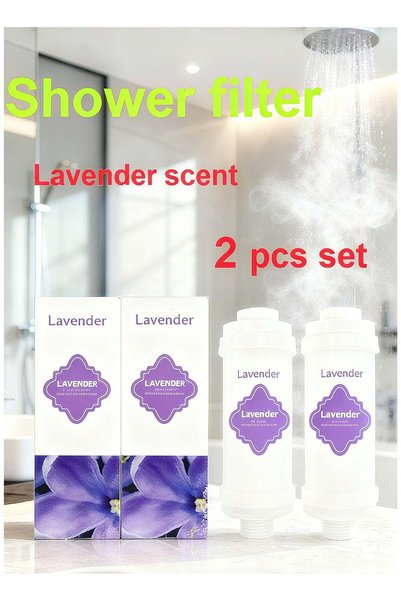 Generic Two-piece shower filter set, handheld shower filter,vitamin aromather...