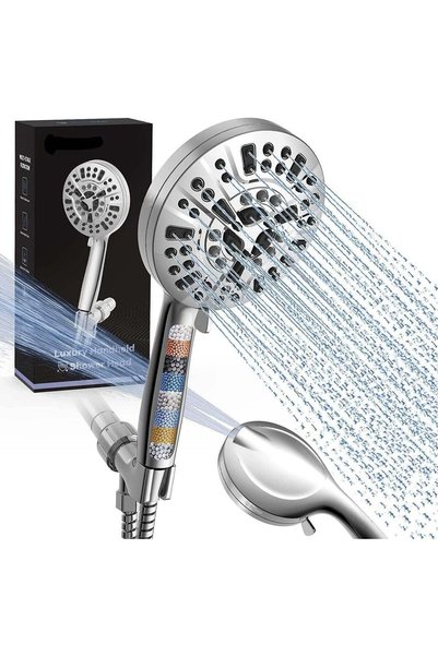 Generic High Pressure Handheld Shower Head with 10 Spray Modes, Filter Shower...