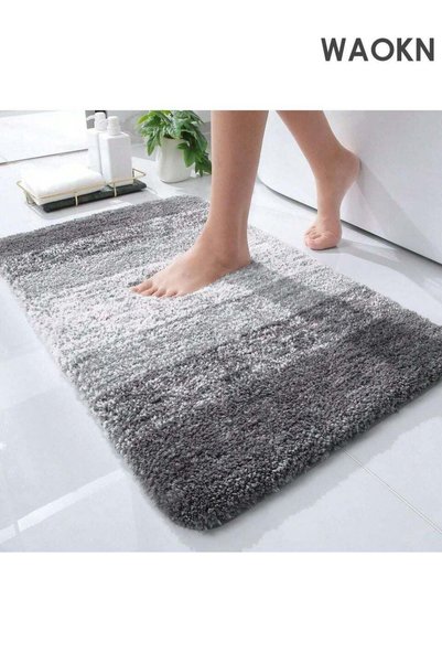 Generic Luxury Fast Drying Bathroom Rug Mat,Extra Soft and Absorbent Microfib...