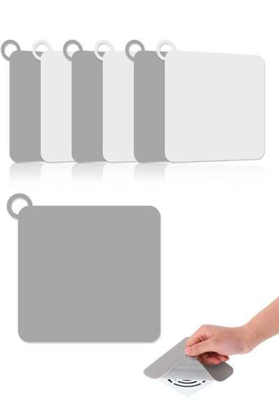 Generic 6 Pack Drain Covers, Silicone Shower Drain Cover – Odor-Proof, and Le...