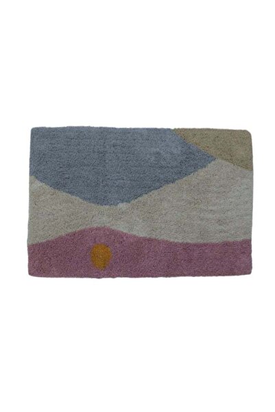 Generic 50 x 80 cm Pure Cotton Sunrise Tufted Cotton Bathmat in Multicolor Ab...