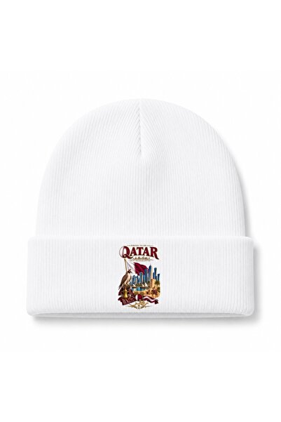 Rabona Fashion Qatar Falcon & Doha Cultural Icons Graphic Beanie