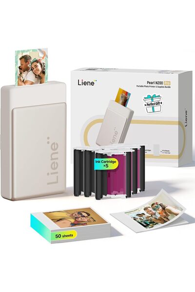 Liene Pearl N200 Pro Portable AI Photo Printer, Instant Mini Picture Printer ...