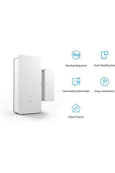 Sonoff DW2 RF Wireless Door Window Sensor,APP Alert for Home Automation Wireless Alarm Security System, Compatible with IFTTT, Alexa, Google Home, No Gateway Required.