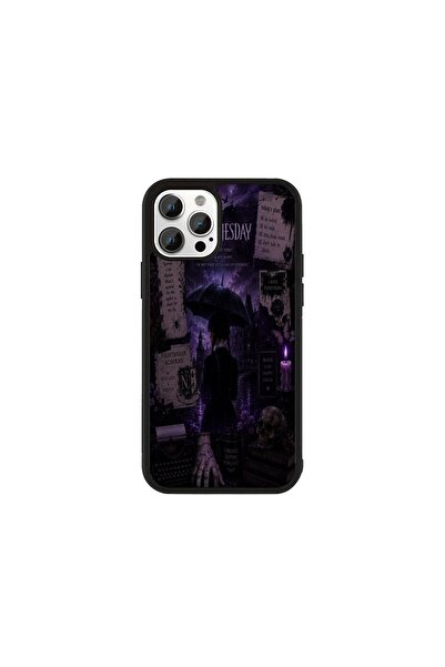 Generic Brand Husa Premium iPhone 13 Wednesday - Model Nevermore Collage