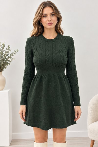 Enzo Valenti Women's Sweater with Hair Braids