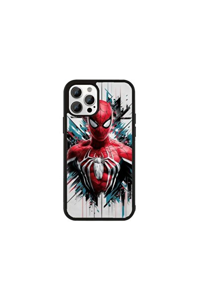 Generic Brand Husă Premium iPhone 11 Spiderman - Model Spiderman cu sticlă sp...