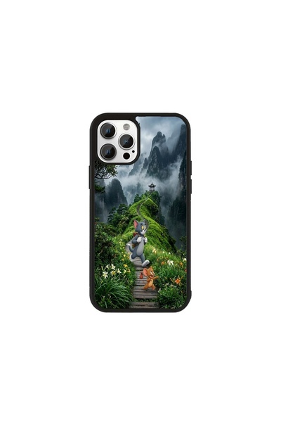 Generic Brand Husa Premium iPhone 11 Pro Tom și Jerry - Model Călătorie Monta...