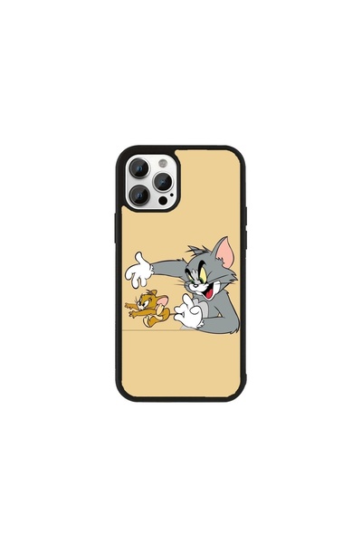 Generic Brand Husa Premium iPhone 11 Tom și Jerry - Model Cheese Chase Doodle