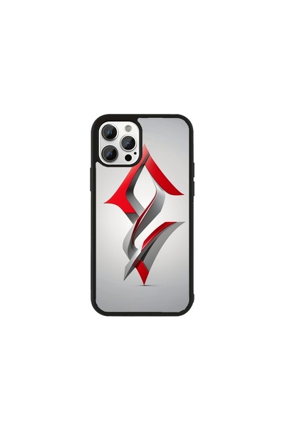 Generic Brand Husa Premium Galaxy S22 Plus cu Logo-uri Lup - Model Logo Roșu ...