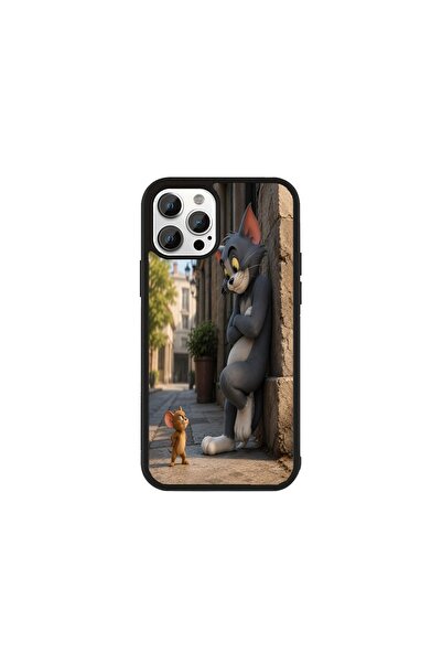 Generic Brand Husa Premium Galaxy S24 Tom și Jerry - Model Tiny Jerry Big Tom