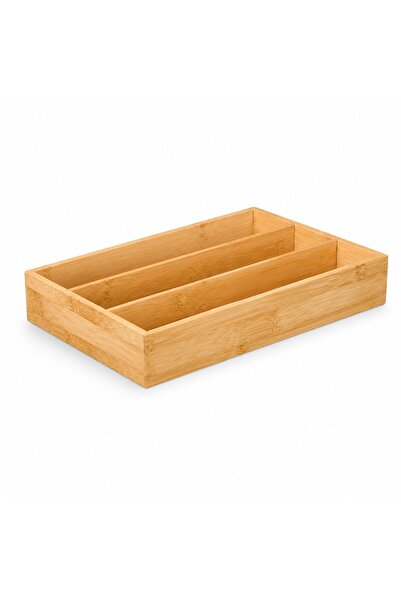 OEM Organizator tacâmuri pentru sertar, 3 compartimente, 28,7 x 13,8 x 5,1 cm...