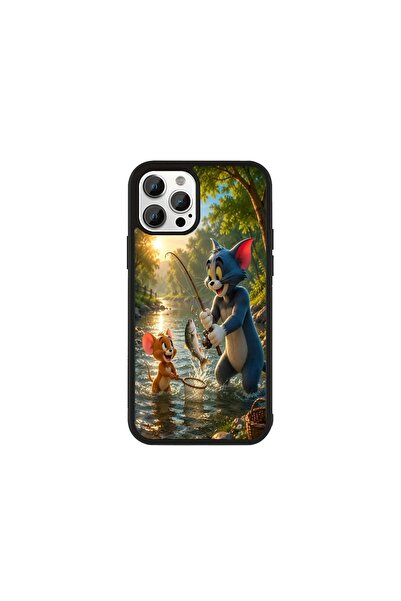 Generic Brand Husa Premium Galaxy S24 Tom și Jerry - Model Prieteni Pescari d...