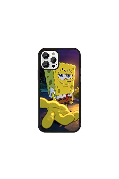 Generic Brand Husa Premium iPhone 11 Pro SpongeBob - Model Serious SpongeBob ...